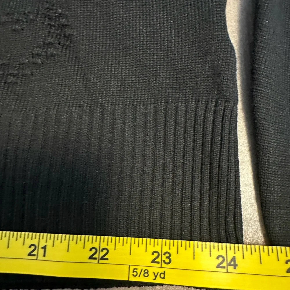 Black Heart Turtleneck Sweater 2X - Picture 9 of 9
